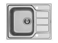 PYRAMIS Nerezový drez ATHENA 1B 1D hladký, 62 x 50 cm PYRAMIS Nerezový drez ATHENA 1B 1D hladký, 62 x 50 cm