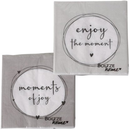 Boltze Obrúsky Enjoy rôzne druhy 20 ks