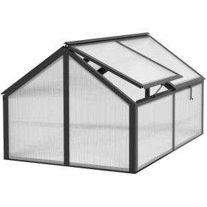 Vitavia Parenisko Gamma HKP Čierna, 89x124x71cm, s otváracími strešnými oknami.