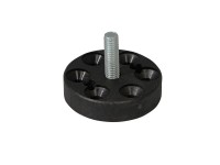 Montážna platňa plast čierna, 4 ks Montážna platňa plast čierna, 4 ks