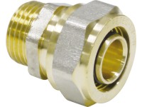 PIPETEC Závitová prechodka SFUA1604 medená, 16x2 - R 1/2