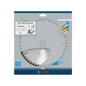 Kotúčová píla Bosch Multi Material, Ø 210 mm, 54 zubov pre ručné píly.
