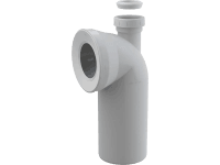 Alcadrain Dopojenie k WC s pripojením DN40/50 - koleno 90°
