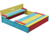 SwingKing Pieskovisko Sepp, pestrofarebné, 120 x 120 cm SwingKing Pieskovisko Sepp, pestrofarebné, 120 x 120 cm