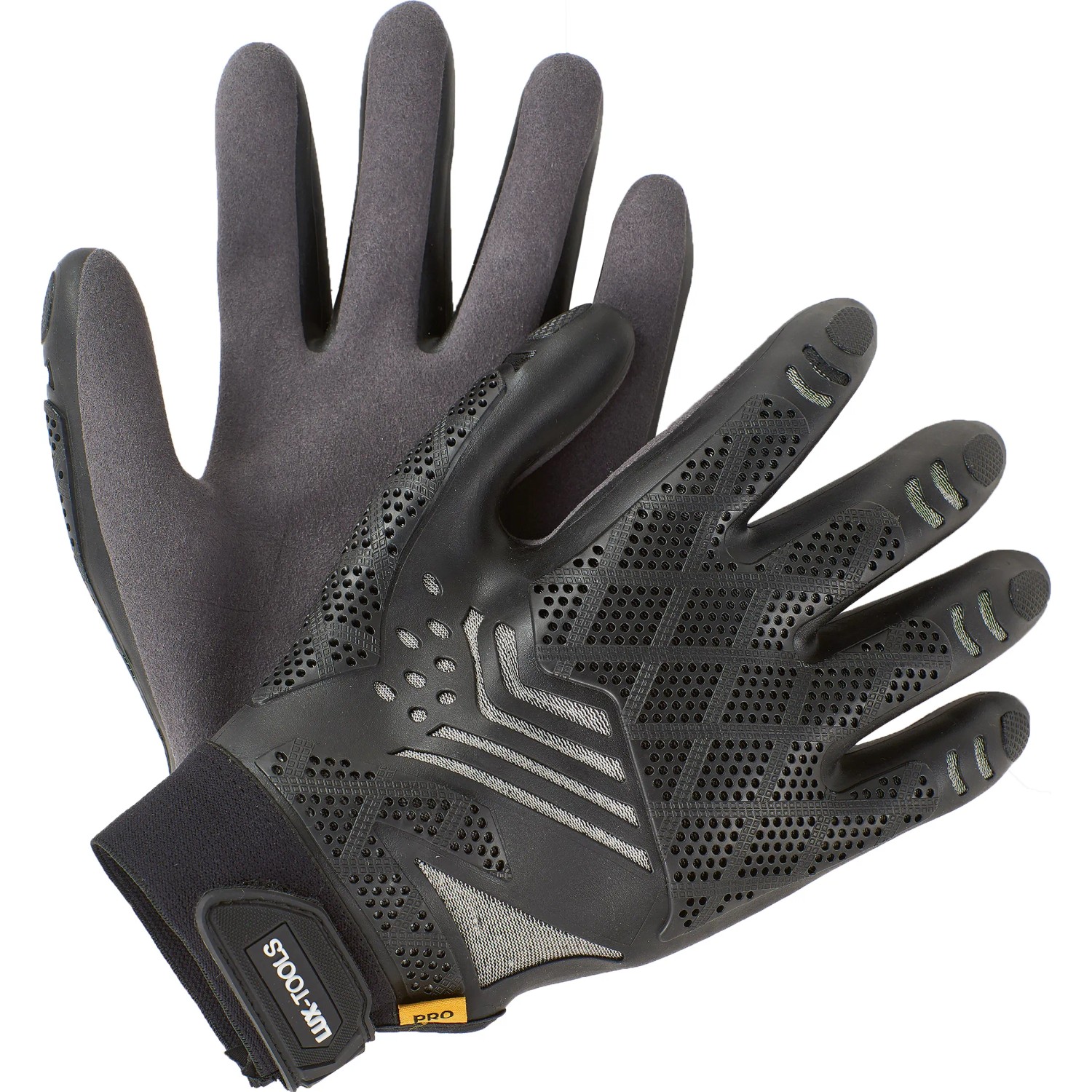 E-shop LUX-TOOLS Pracovné rukavice Tough, sivé, veľ. 8