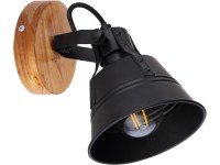 GLOBO Bodové svietidlo s 1 svetlom Günther hnedo-čierne