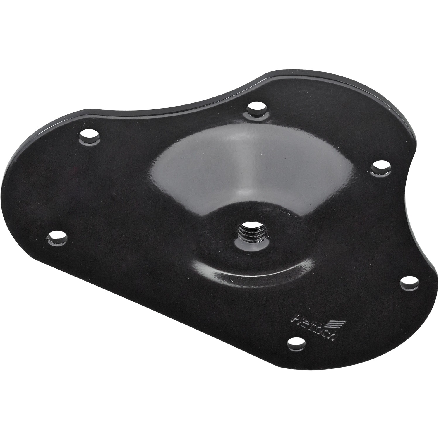 E-shop Hettich Montážna doštička pre nohu stola 60 mm čierna
