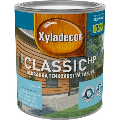 Xyladecor Ochranná tenkovrstvová lazúra Classic HP týk 0,75 l
