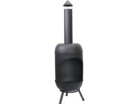 Oceľový krb čierny Oceľový krb čierny