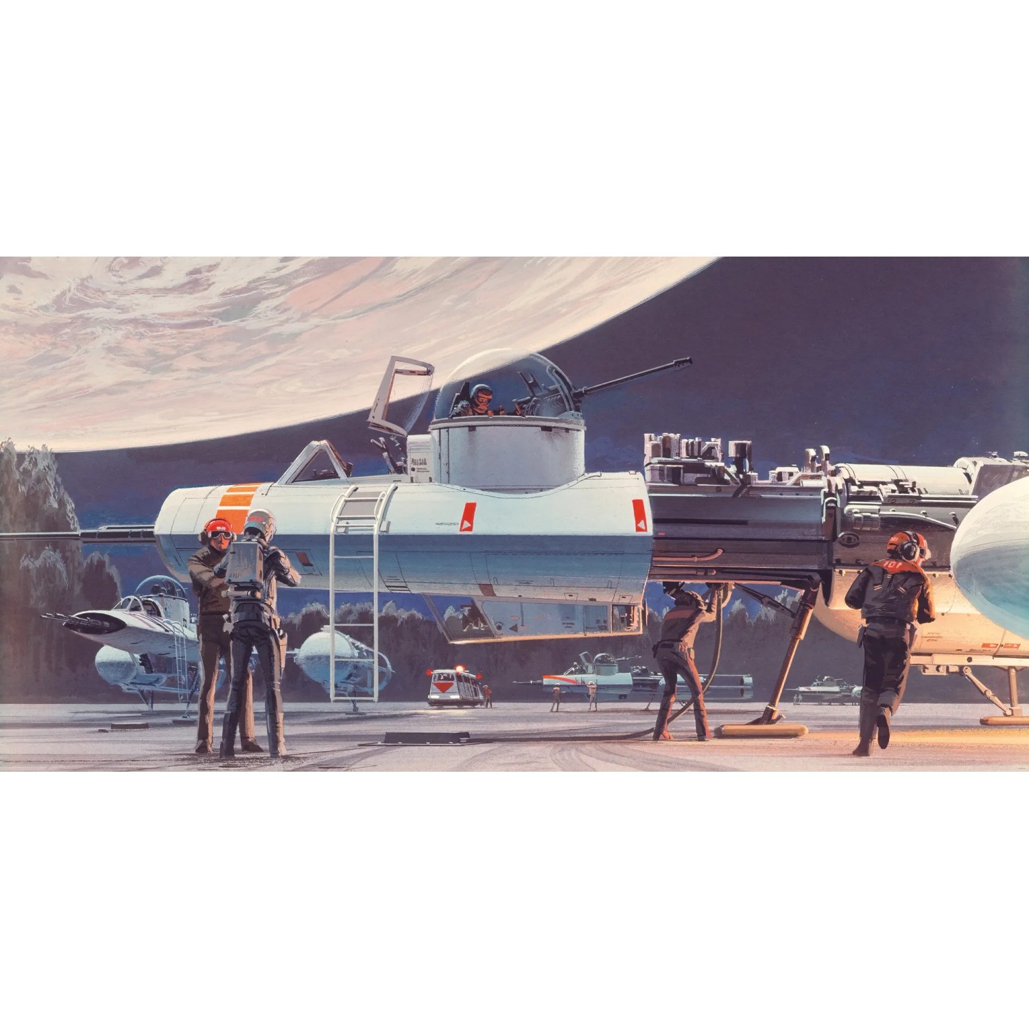 E-shop Komar Vliesová fototapeta Star Wars Classic RMQ Yavin Y-Wing 500 x 250 cm