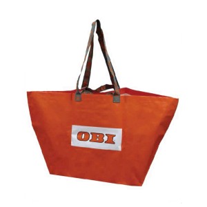 Oranžová permanentná taška OBI ako náhrada za Easy Shopper.
