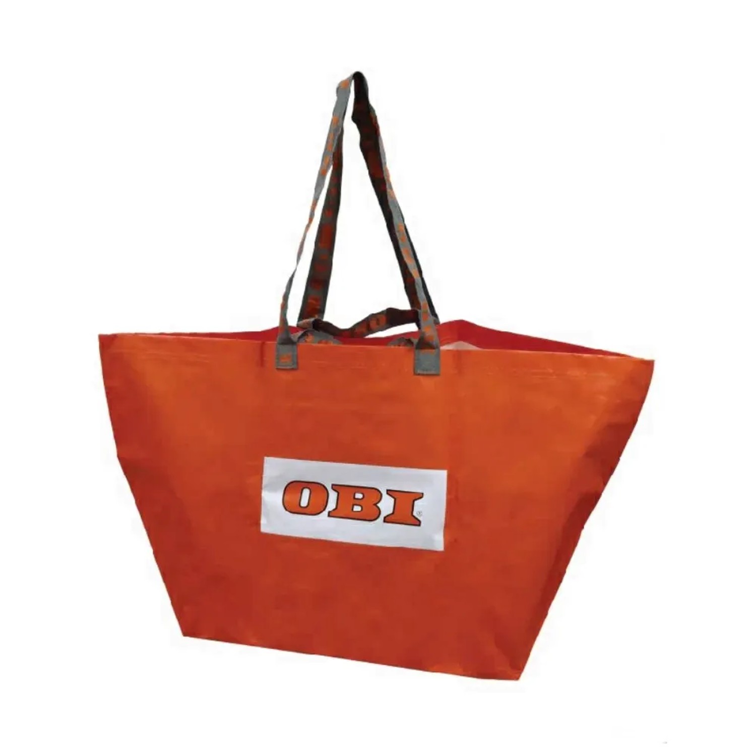 E-shop OBI Nákupná taška trvanlivá, oranžová, 80 x 42 cm