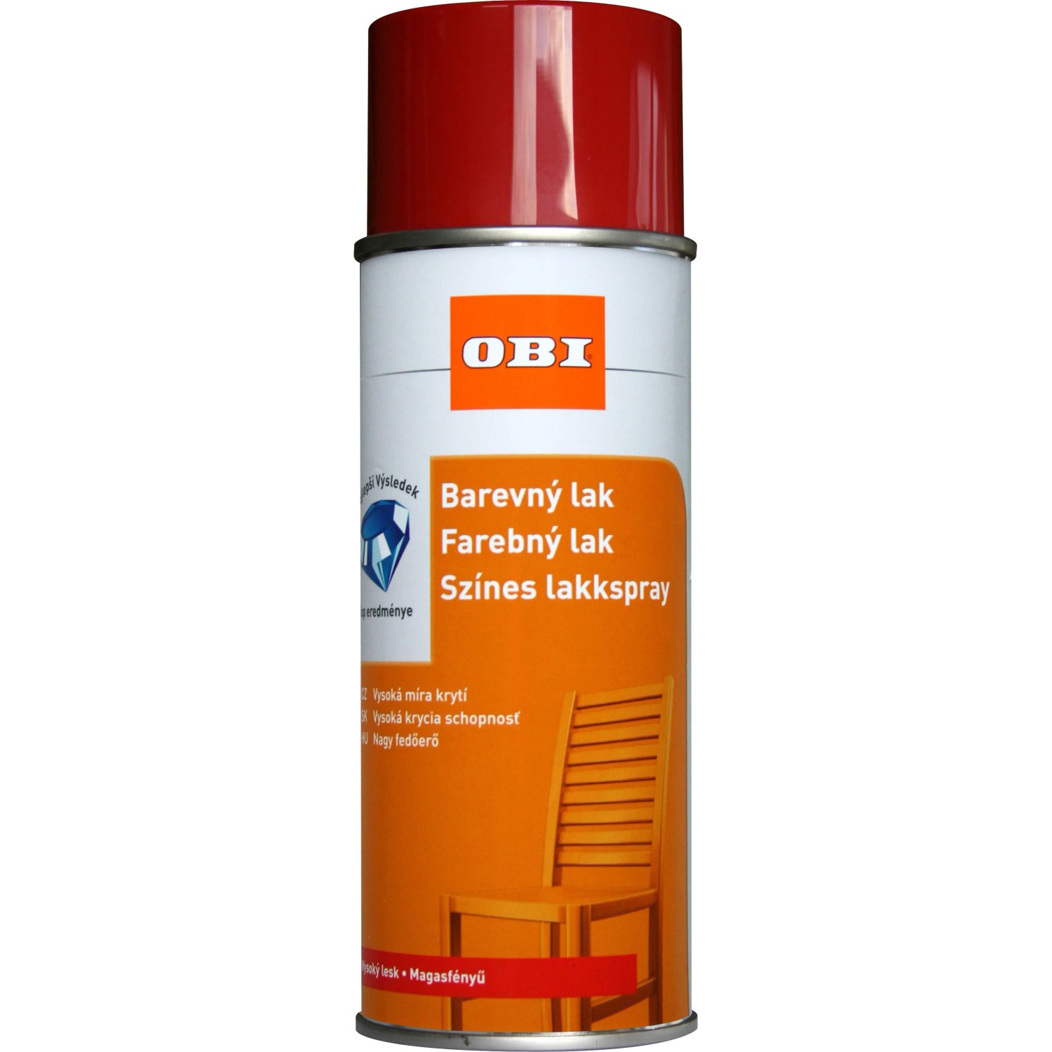E-shop OBI Lak v spreji vysoko lesklý RAL 3000 ohnivo červená 400 ml