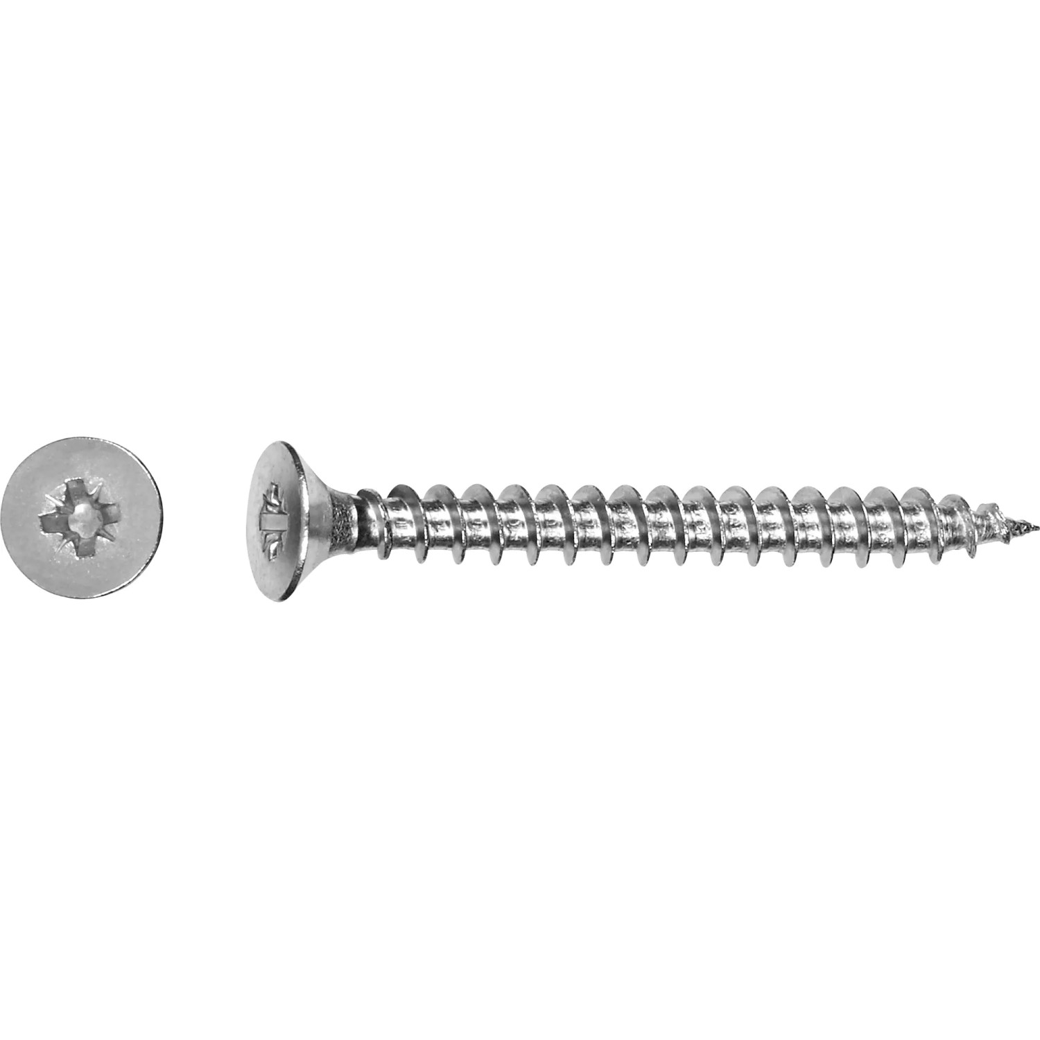 E-shop Skrutka do drevotriesky so zápust.hlavou TX20 plný závit oceľ A2 4x16 mm, 200ks