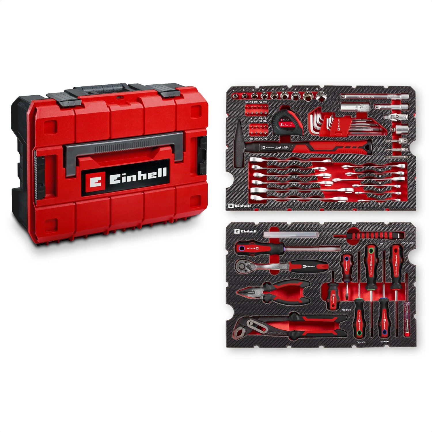 E-shop Einhell Kufor so sadou náradia E-Case, 80dielna