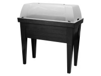 Jelenia Plast Vyvýšený záhon s pareniskom antracitový 190 l, 107 x 50 x 100 cm