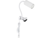 GLOBO Svietidlo na klip ROBBY biela GU10 25W 290 x 100 x 415 mm