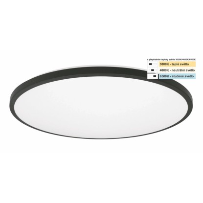 Top Light Kúpeľňové stropné LED svietidlo Onyx KL CCT 24W IP44 2400lm pr. 39 cm
