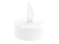 Koopman LED čajové sviečky, teplá biela, plast, súprava 4 ks