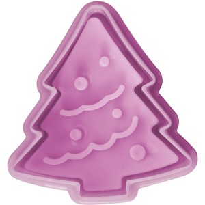 Zenker vykrajovač na sušienky s pečiatkou Patisserie, motív vianočný stromček, frozen rose.
