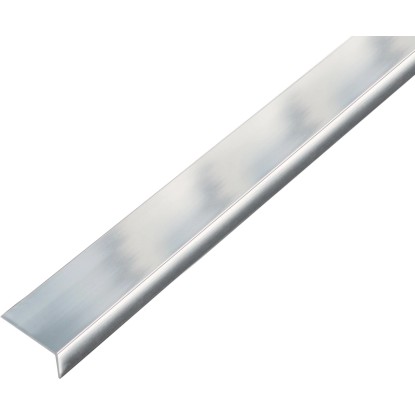 Alberts Uholník nerovnoramenný, hliníkový, 10x20x1000 mm, chrómovaný.