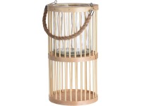 Koopman Bambusový lampáš vysoký prírodný pr. 16 x 30 cm