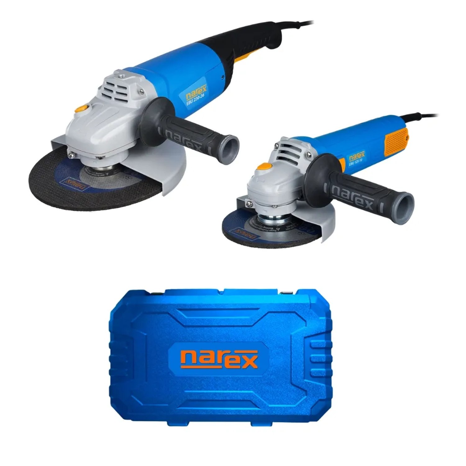 E-shop Narex Súprava uhlových brúsok EBU 230-26/EBU 125-10