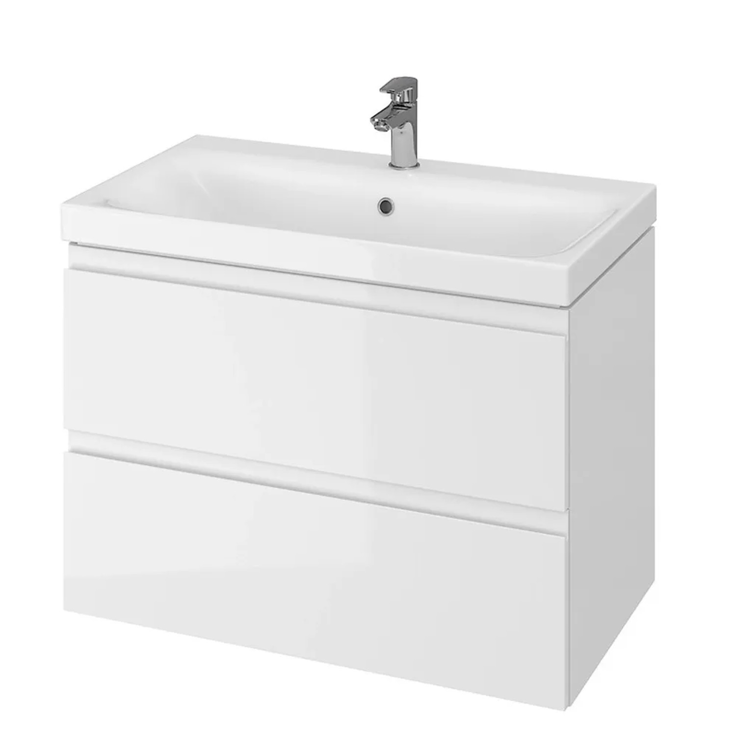 E-shop Cersanit Umývadlová skrinka Moduo bielá, 80 cm