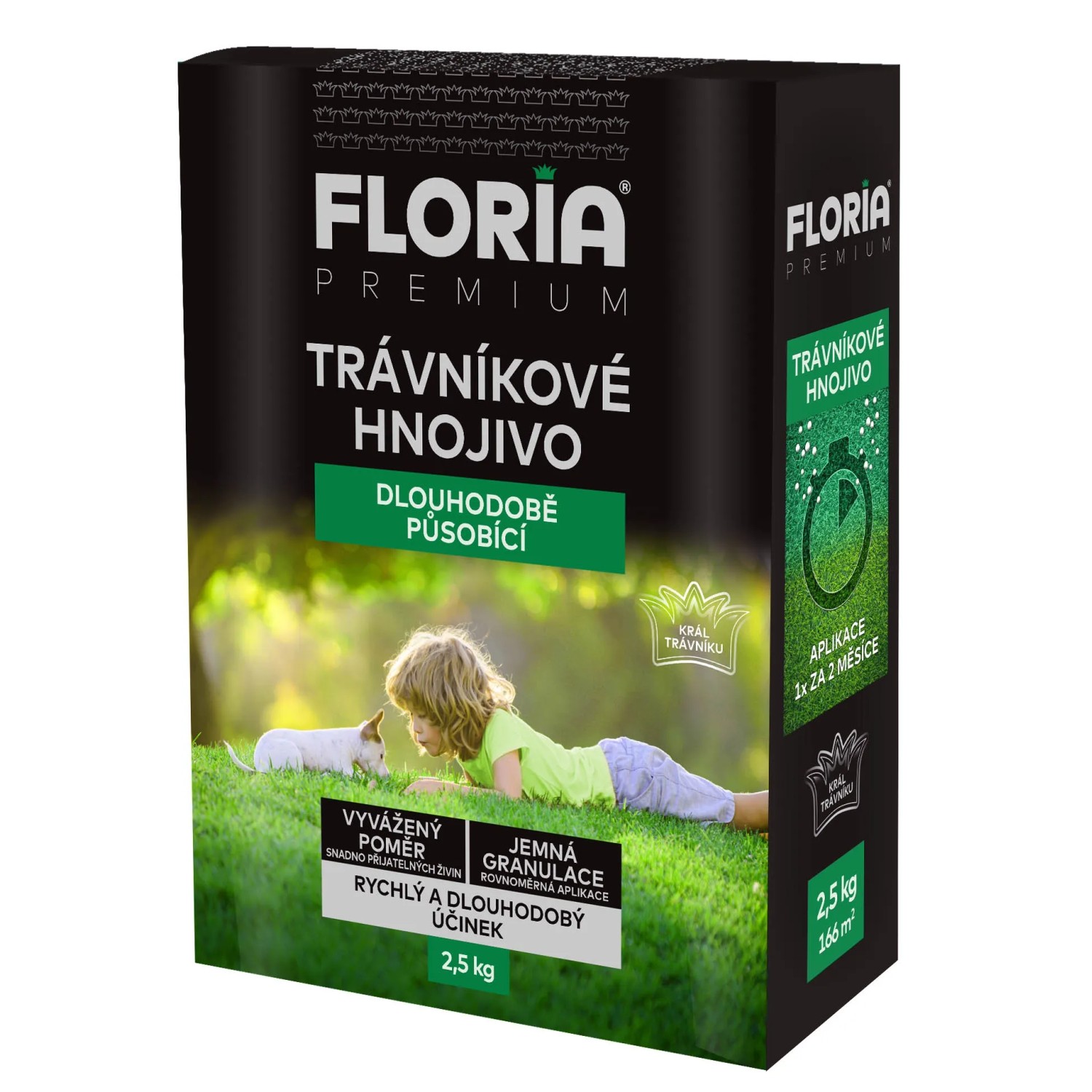 E-shop FLORIA PREMIUM Dlhodobo pôsobiace trávnikové hnojivo 2,5 kg