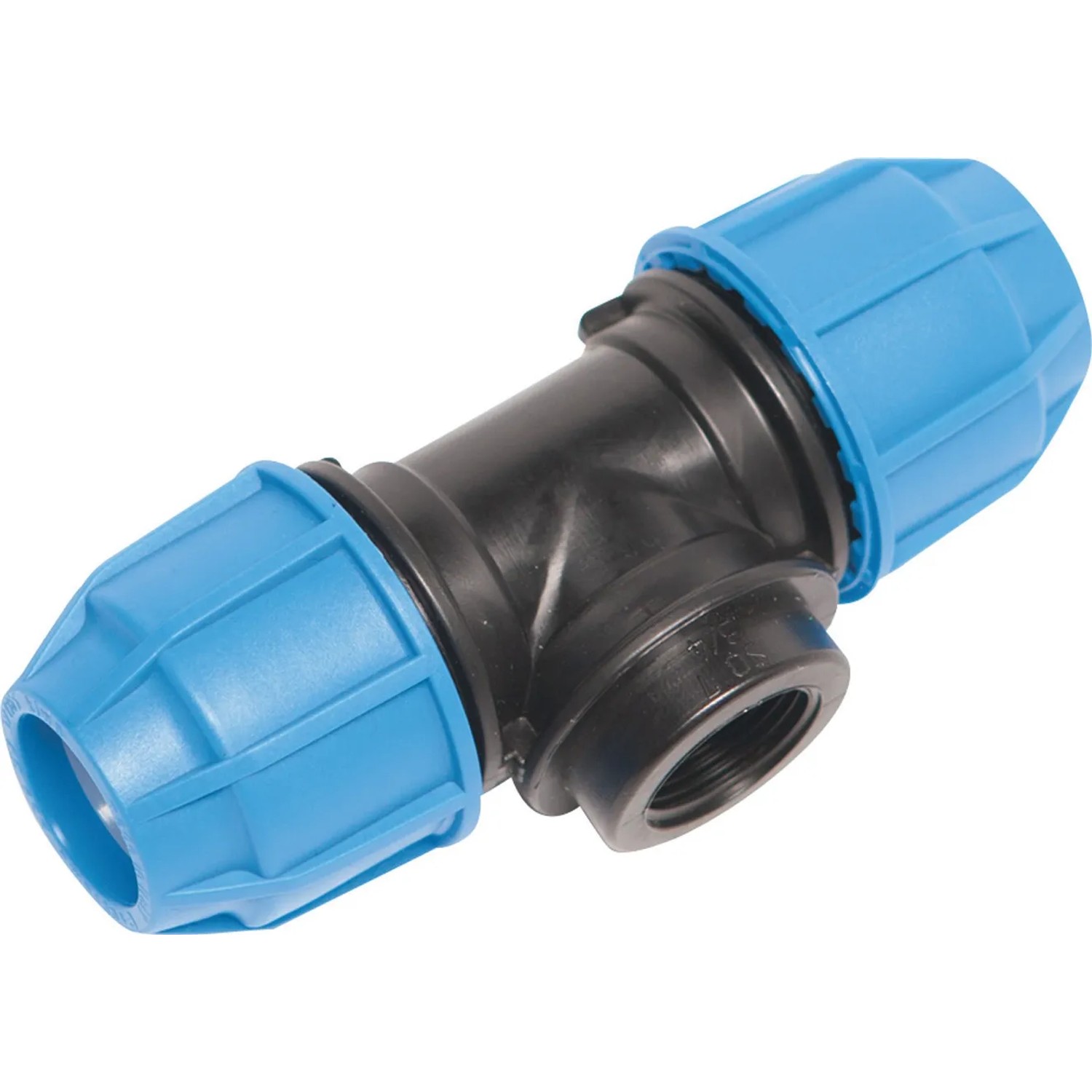 E-shop LUX-TOOLS Classic PE T-kus 20 mm s vnútorným závitom 18,6 mm (1/2")