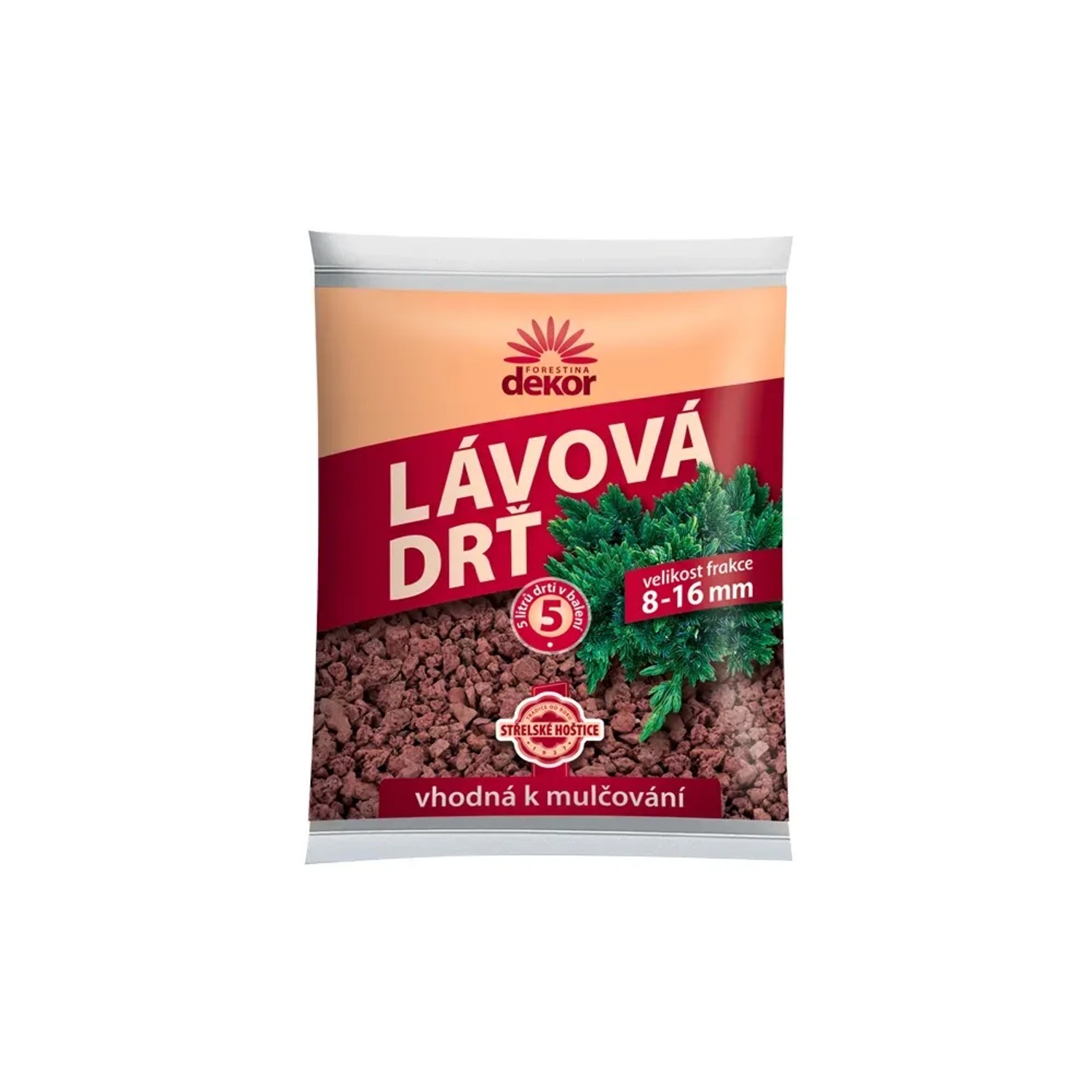 E-shop Forestina Dekor Lávová drť 8-16 mm, 5 l