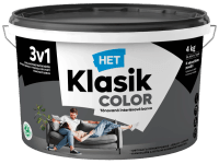 HET Klasik COLOR Tónovaná interiérová bal KC 0187 sivá antracitová, 4 kg