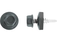 Farmárska skrutka so šesťhrannou hlavou SW8 pozink. čierna 4,8x35 mm-na váhu