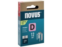 Novus Sponky z plochého drôtu D 53 F, dĺžka 12 mm, 600 ks