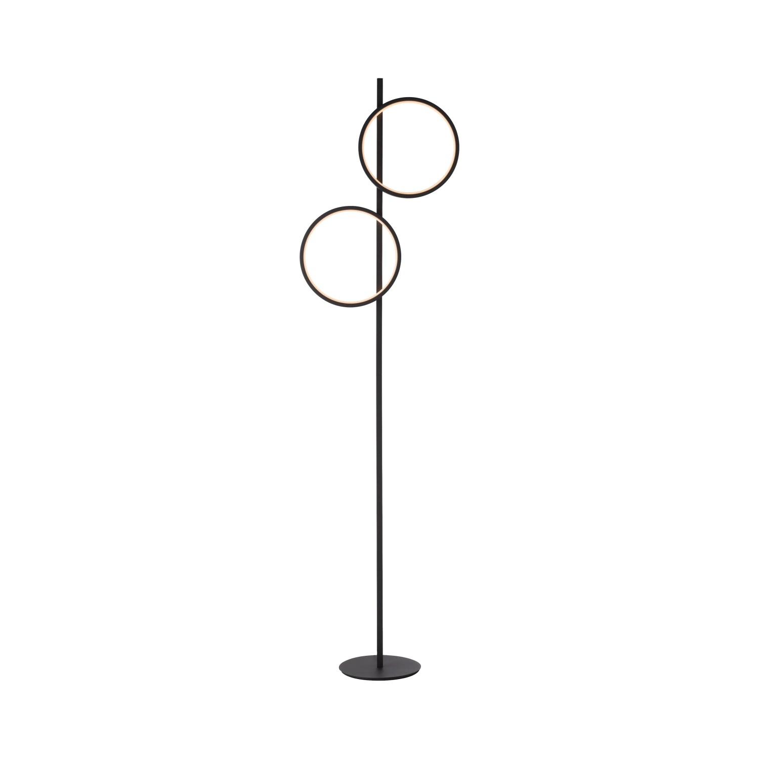 E-shop Just Light Stojacia LED lampa Mini Ritus, 21W, 2580lm, čierna, 151 cm