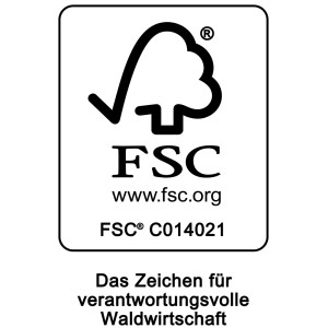 Znacka FSC: Symbol pre zodpovedné lesné hospodárstvo.