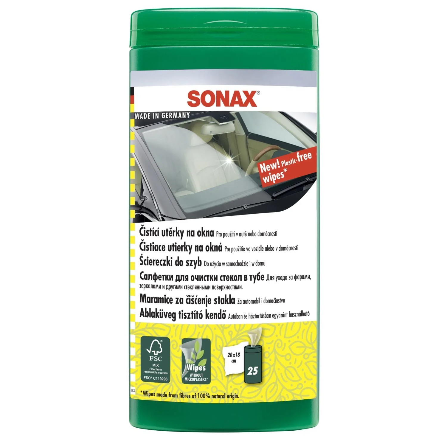 E-shop SONAX Utierky na okná 25 ks