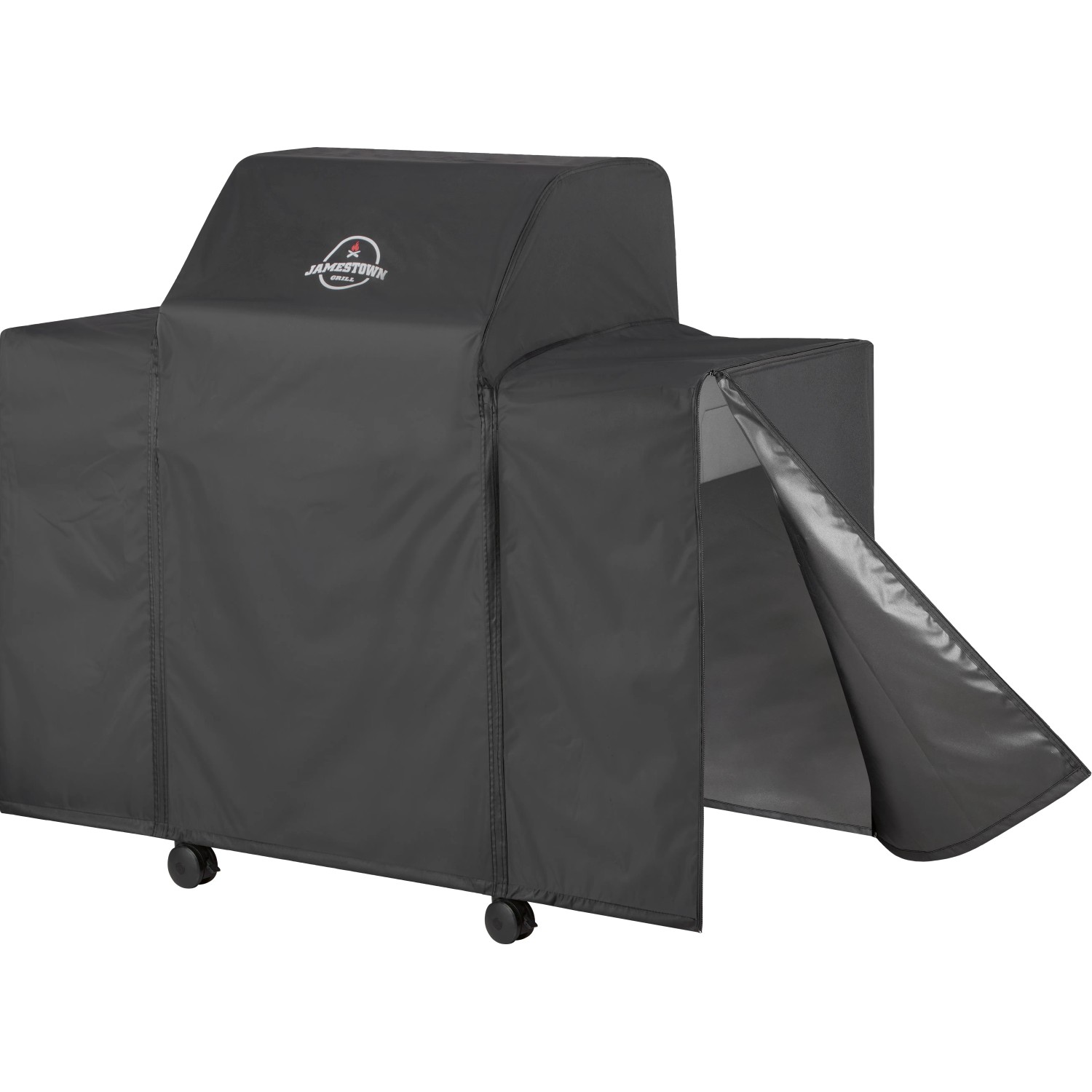 E-shop JAMESTOWN Ochranný obal pre plyn. gril Knox s 3 horákmi a spod. skrinkou, čierny