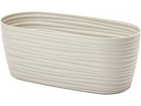 Kvetináč Sahara 10,6 cm x 12,6 cm x 26,7 cm svetlosivý