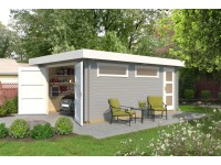 Weka Garáž pre jedno auto 441 svetlo sivá, 422,7 x 600 x 234 cm FSC®