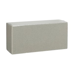 Sivá aranžovacia hmota (23x11x8 cm) od Mica Decorations pre suché kvetinové väzby a dekorácie.