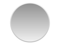 Fazetové zrkadlo Tondo, strieborné, pr. 45 cm