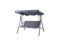 Záhradná hojdačka Hollywood, antracit, 110 x 170 x 160 cm