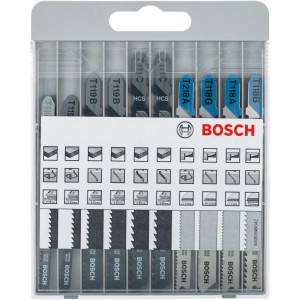Sada pílových listov Bosch Pro, 10-dielna, T-stopka, na drevo a kov.