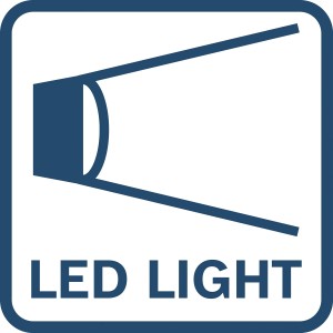 Symbol: LED svetlo pre akumulátorovú chvostovú pílu Bosch Professional GSA 18V-24
