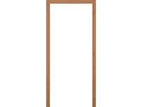 Doornite Obložková zárubňa 100 mm, 90 Ľ, buk