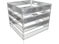 Pozinkovaný kompostér 80 x 80 x 70 cm Pozinkovaný kompostér 80 x 80 x 70 cm