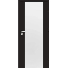 Voster Rámové falcové interiérové dvere WINDOOR II, f.Platinum, čierna mat, 70 P