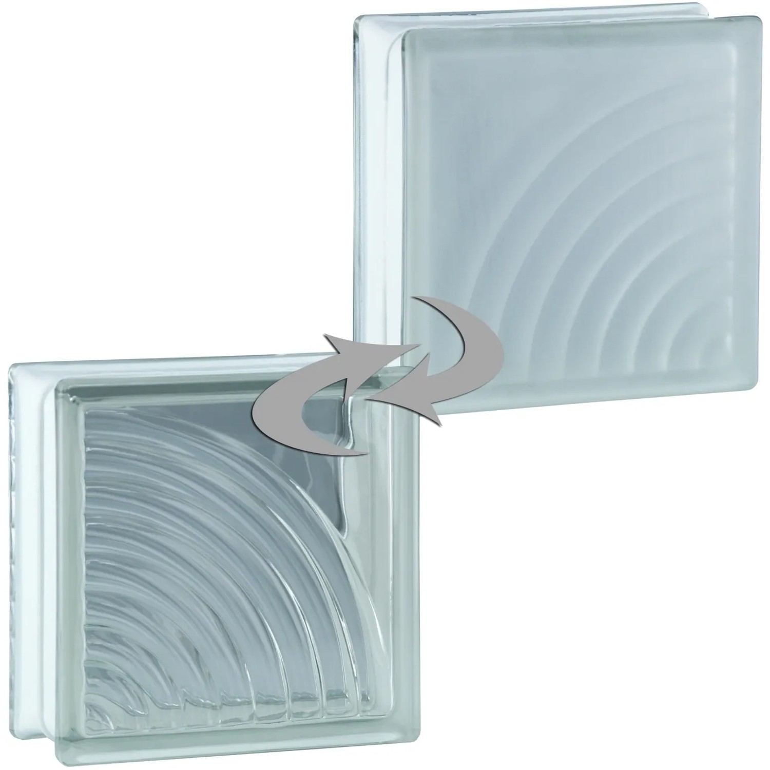 E-shop Fuchs Design Luxfera BM Midarc Super White lesklá/mliečne sklo, 19 x 19 x 8 cm