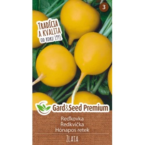 GardenSeed Premium Semienka Reďkovka Zlata
